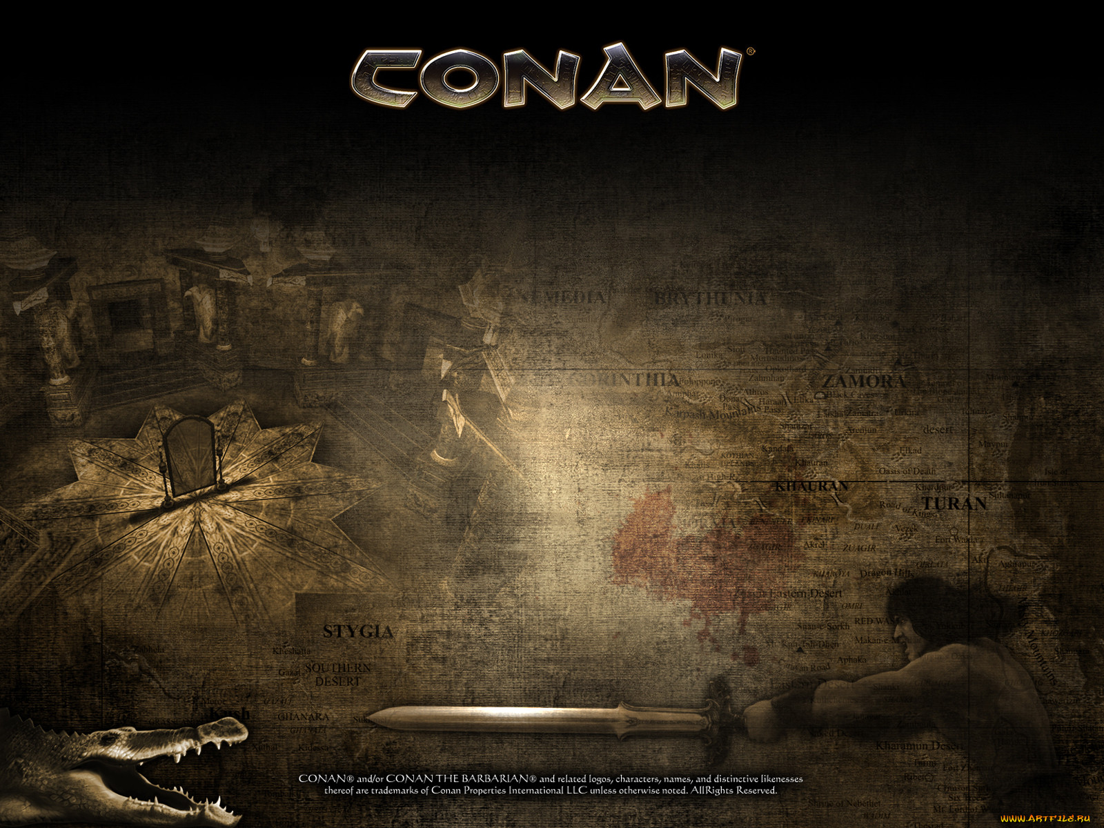 , , conan, the, dark, axe